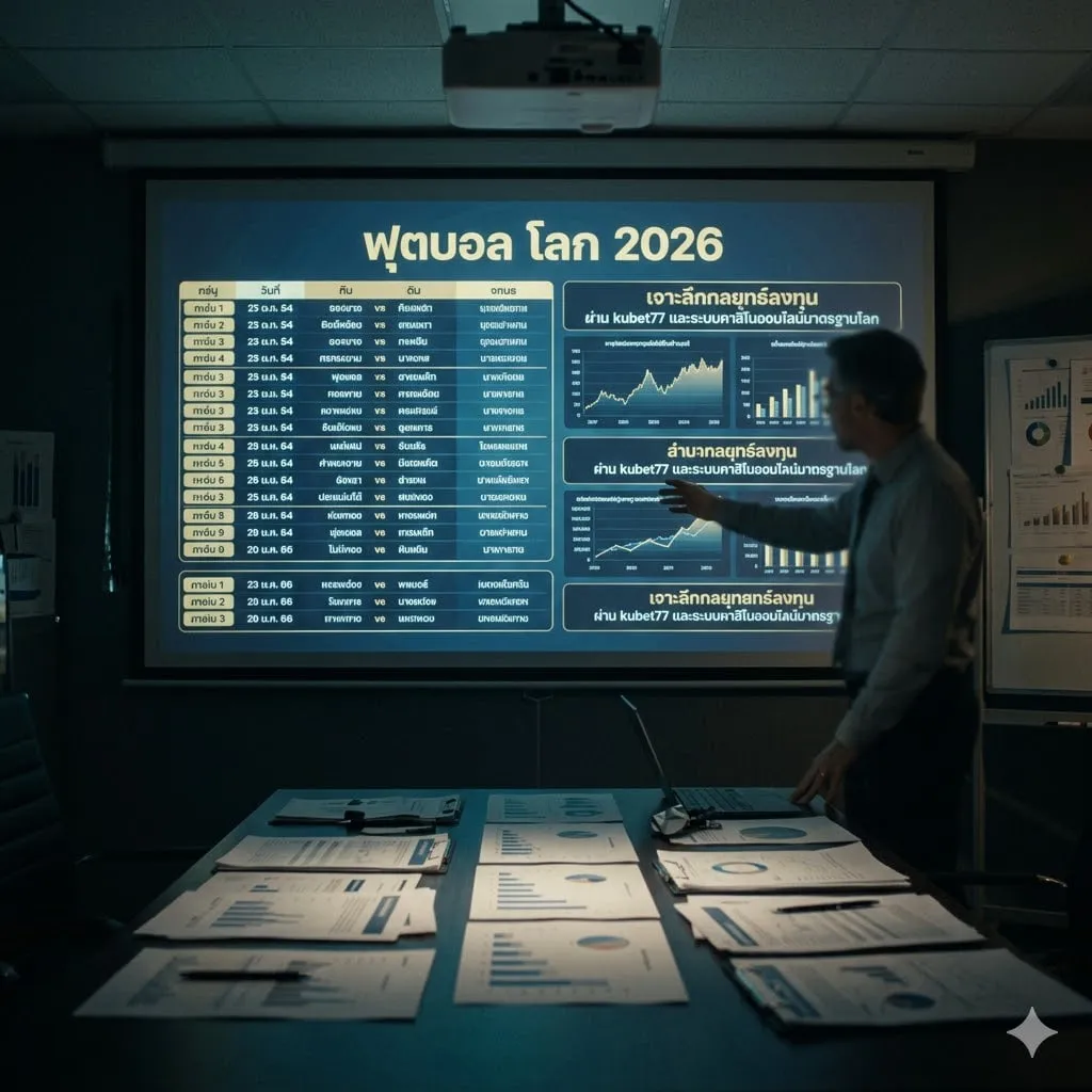 ตาราง แข่ง ฟุตบอล โลก 2026: เจาะลึกกลยุทธ์ลงทุนผ่าน kubet77 และระบบคาสิโนออนไลน์มาตรฐานโลก
